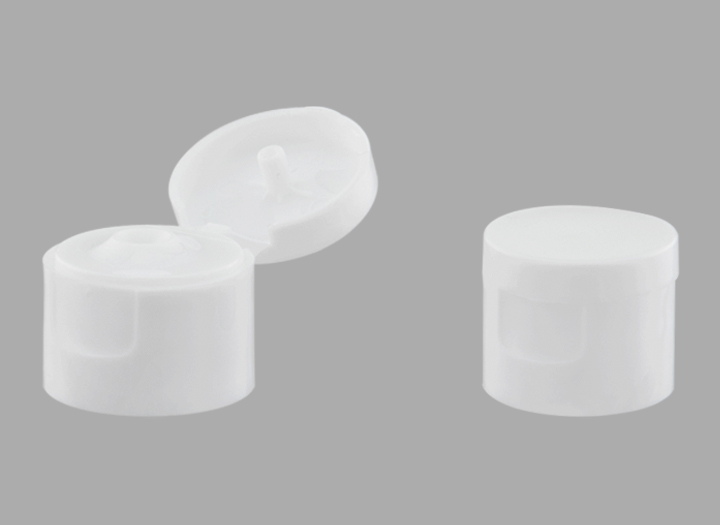KR-5014 화장품 병에 대한 뜨거운 판매 부드러운 20/415 플라스틱 병 플립 탑 캡