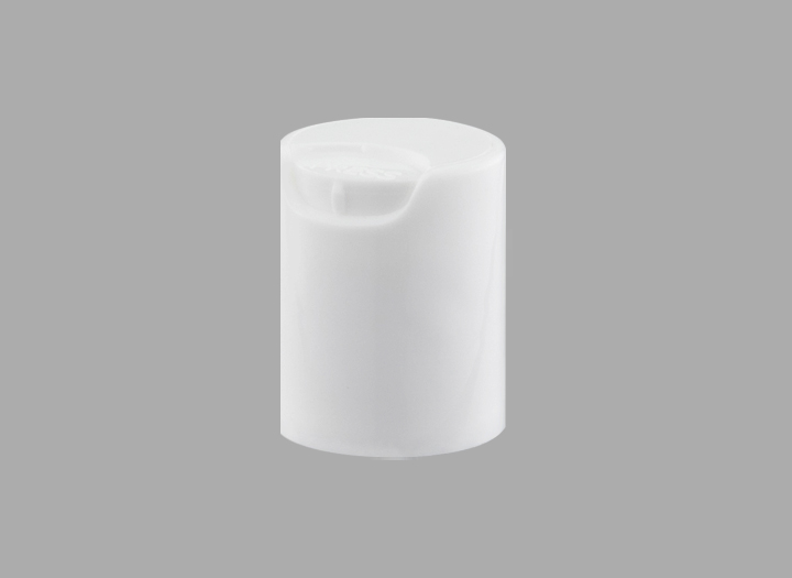 KR-5002 디스크 캡 플라스틱 병 용 고품질 화장품 PP 디스크 프레스 캡