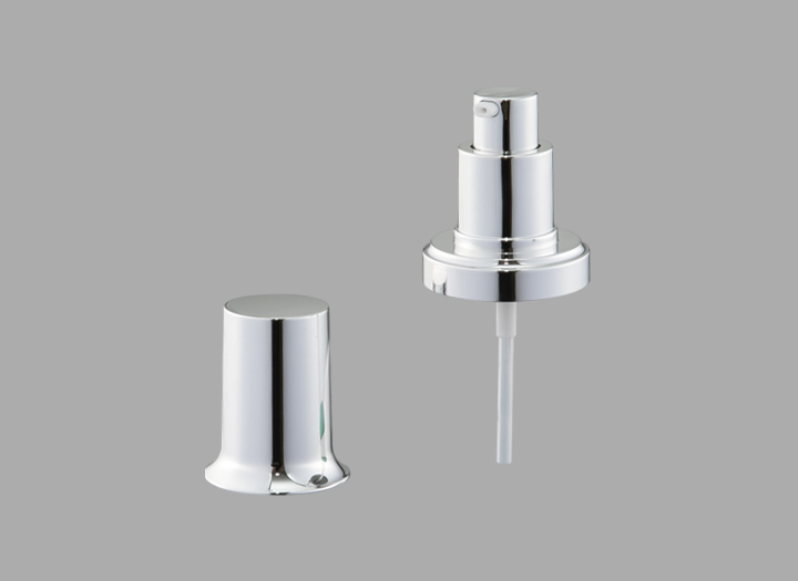 KR-3106 22/410 흰색 플라스틱 로션 화장품 트리트먼트 펌프 왼쪽 - 오른쪽 잠금